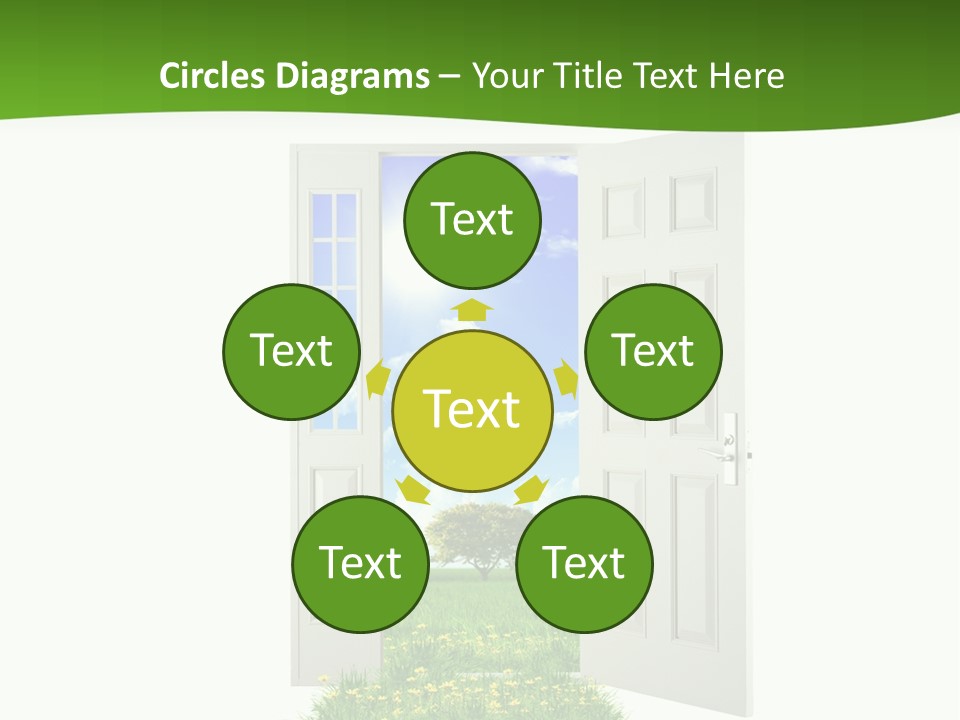 Cultivate Sky Food PowerPoint Template