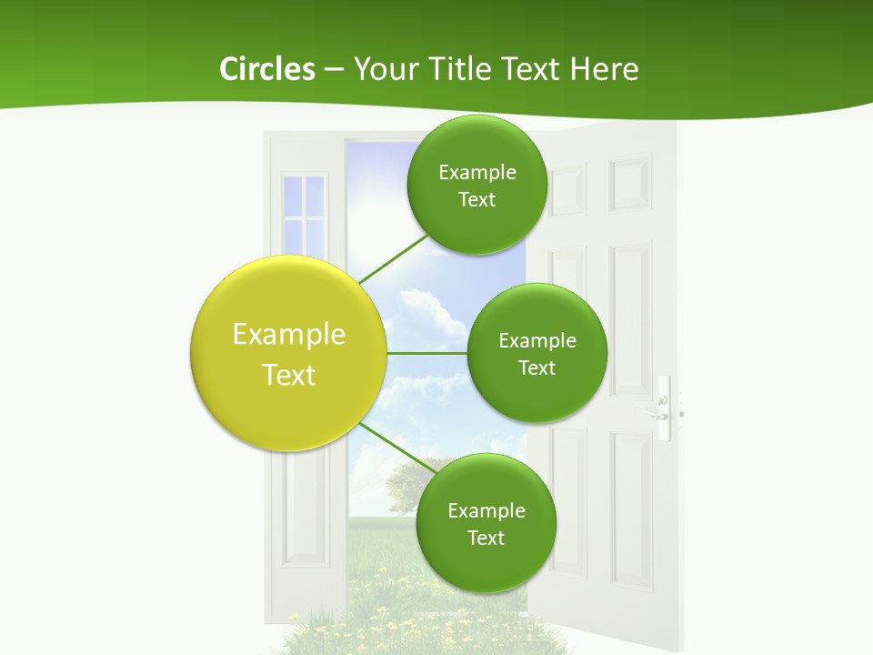 Cultivate Sky Food PowerPoint Template