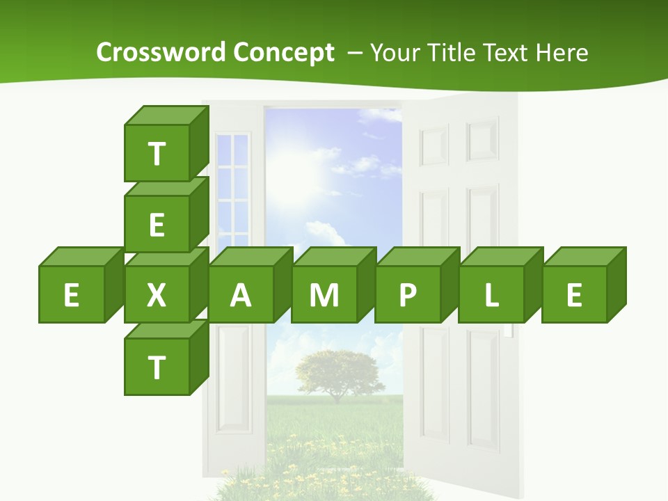 Cultivate Sky Food PowerPoint Template