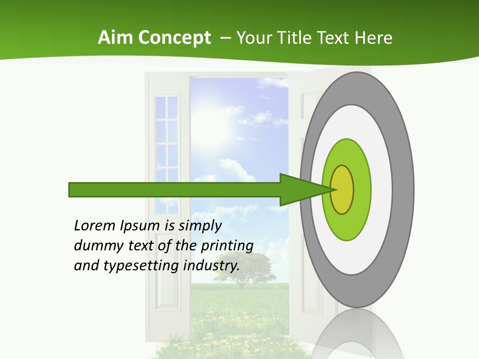 Cultivate Sky Food PowerPoint Template