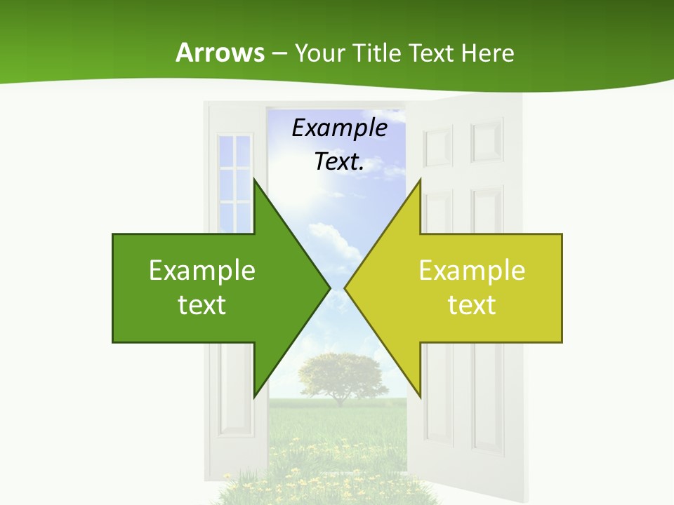 Cultivate Sky Food PowerPoint Template