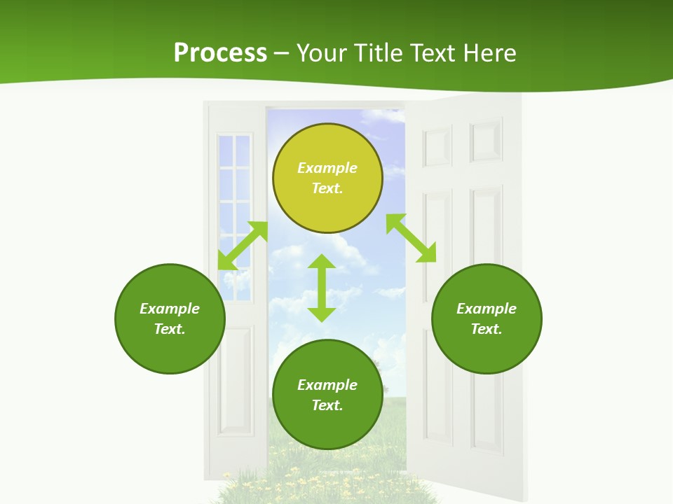 Cultivate Sky Food PowerPoint Template