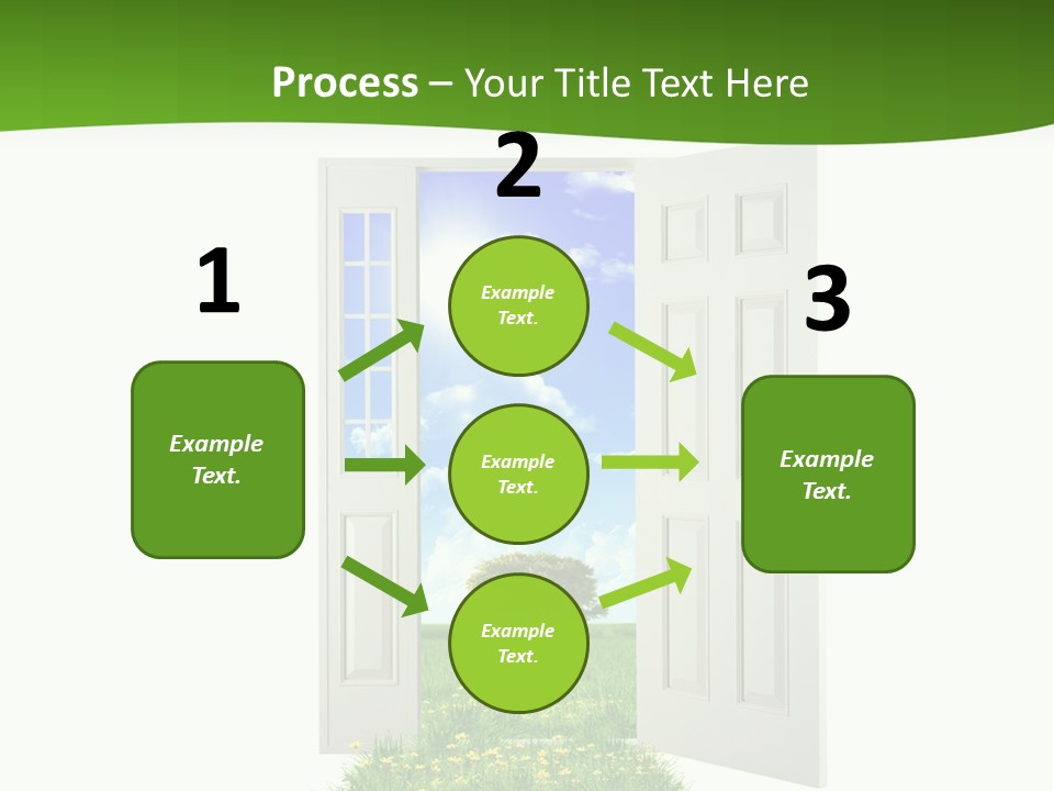 Cultivate Sky Food PowerPoint Template