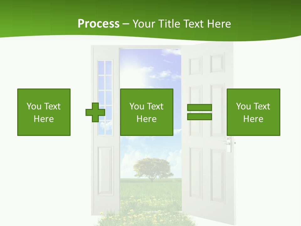 Cultivate Sky Food PowerPoint Template