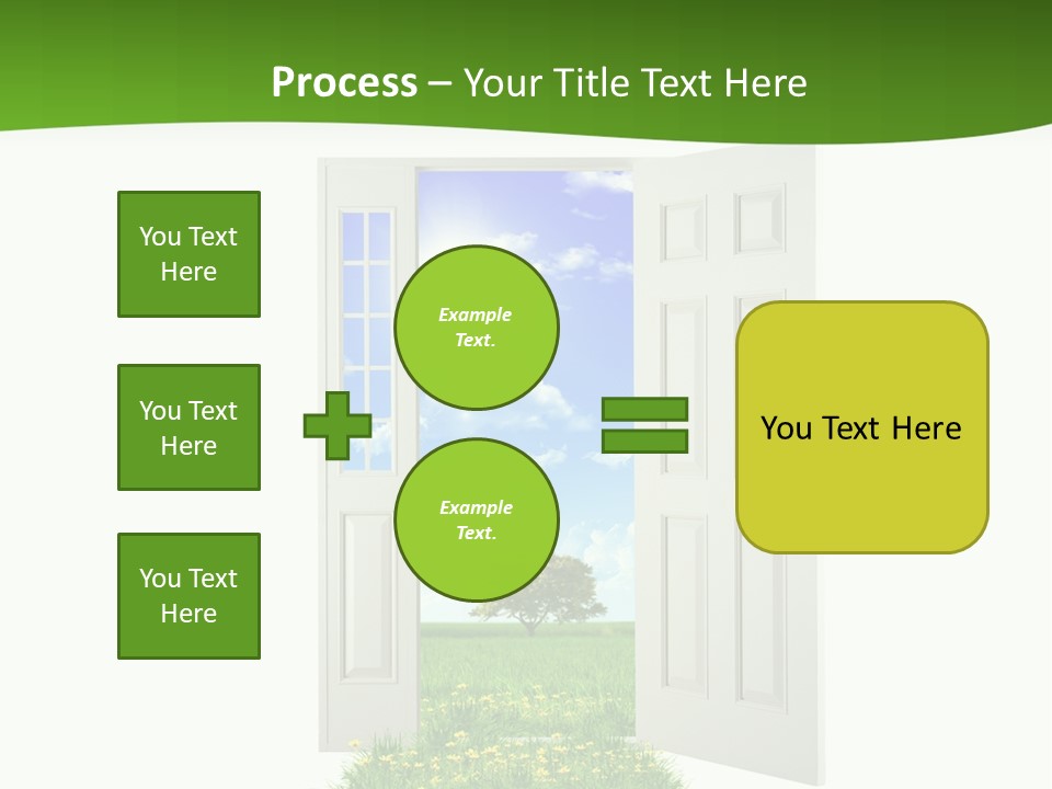 Cultivate Sky Food PowerPoint Template