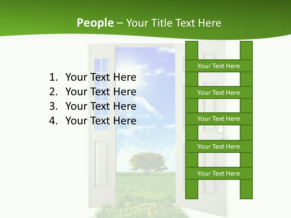 Cultivate Sky Food PowerPoint Template