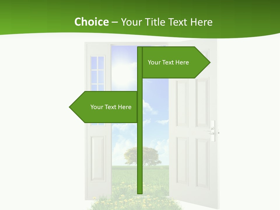 Cultivate Sky Food PowerPoint Template