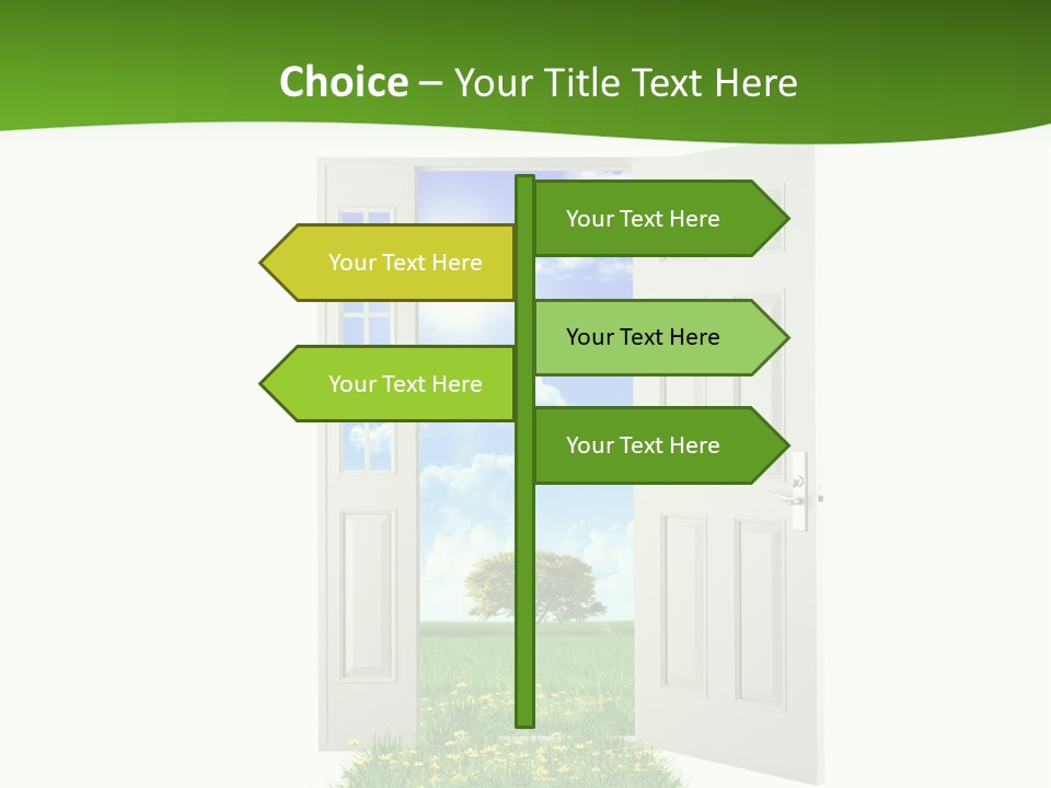 Cultivate Sky Food PowerPoint Template