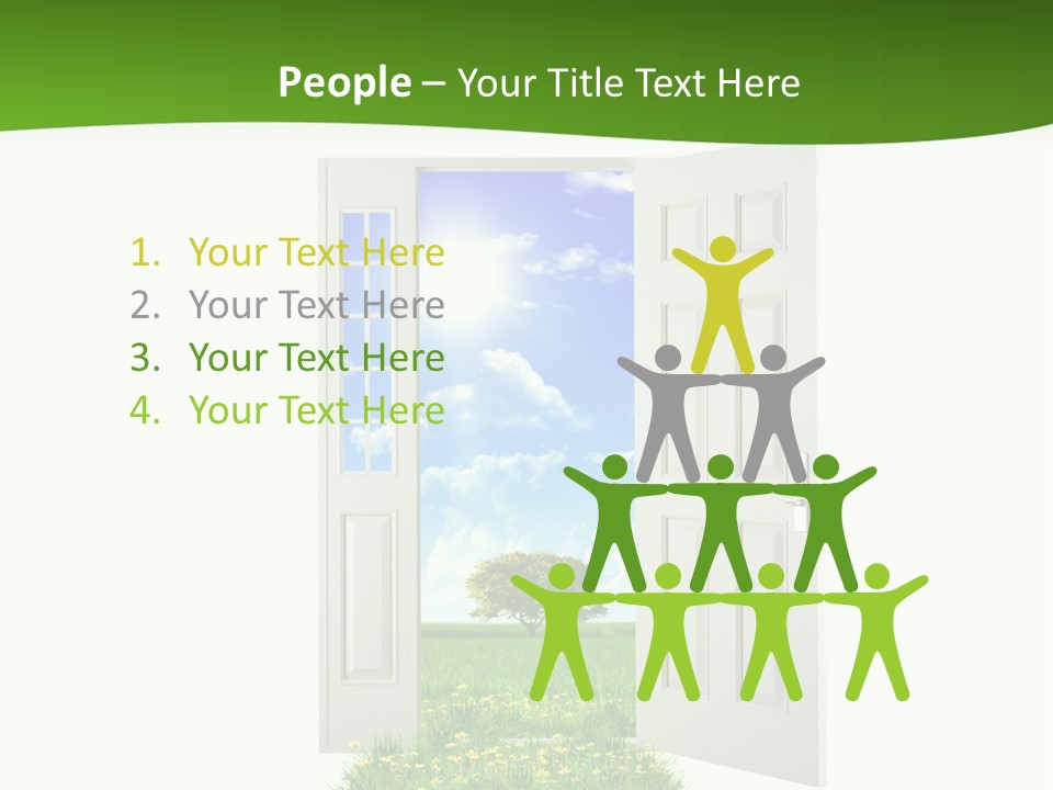 Cultivate Sky Food PowerPoint Template