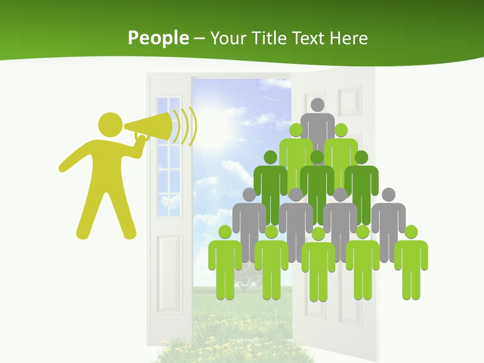 Cultivate Sky Food PowerPoint Template