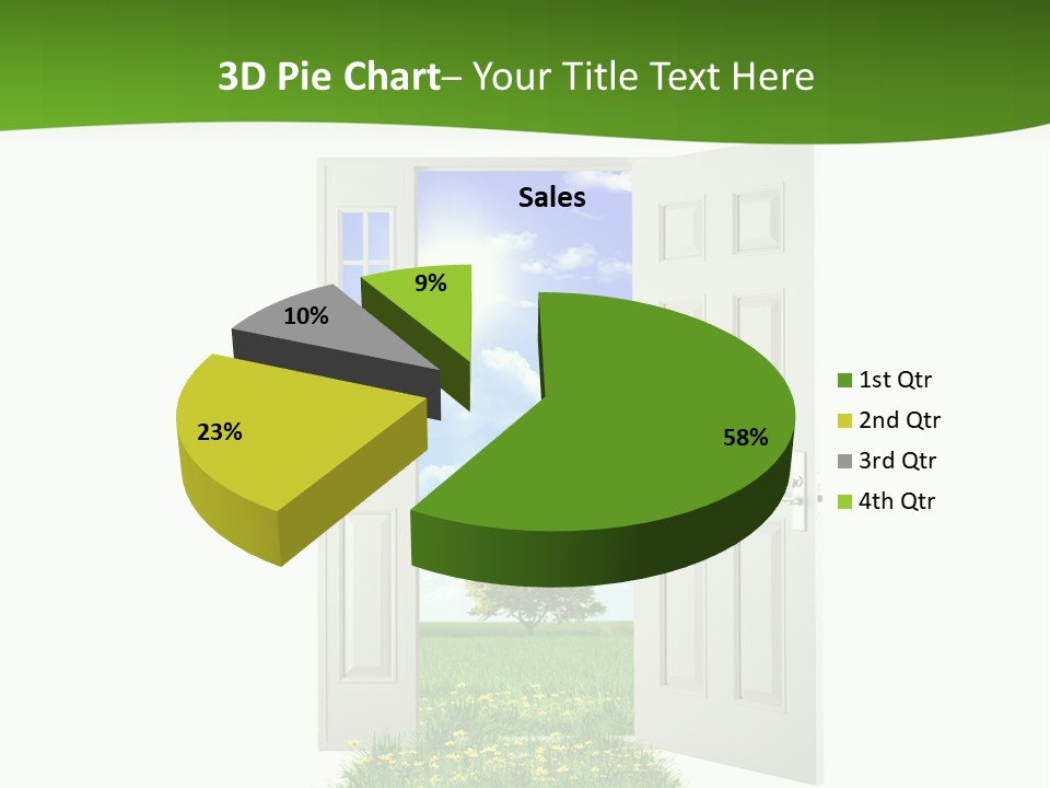 Cultivate Sky Food PowerPoint Template