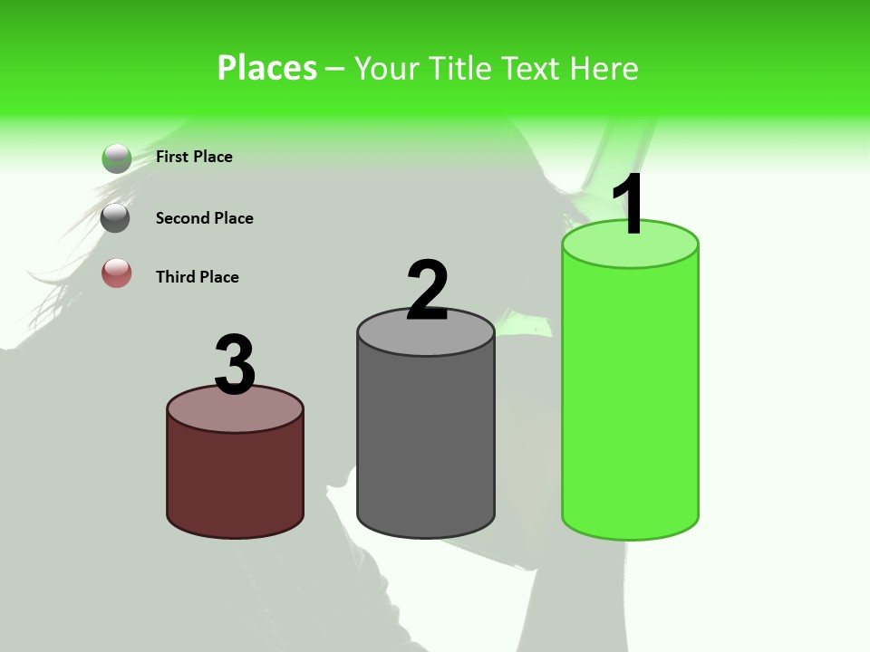 Refreshment Bottle Face PowerPoint Template