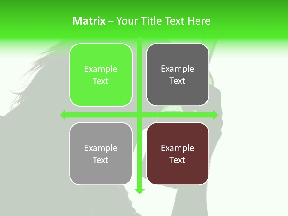 Refreshment Bottle Face PowerPoint Template