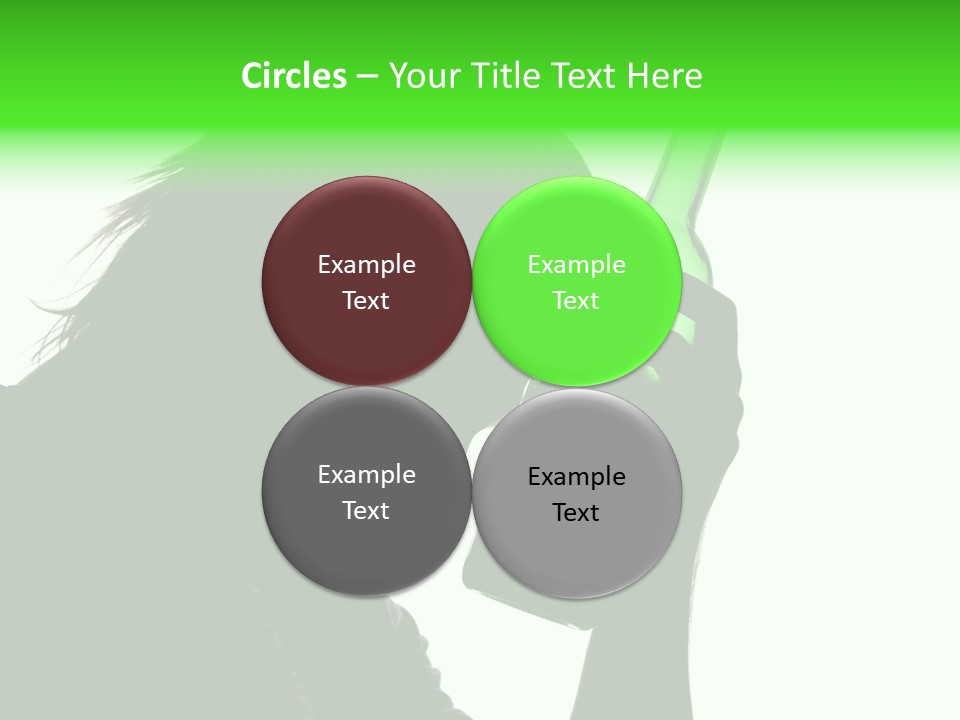 Refreshment Bottle Face PowerPoint Template