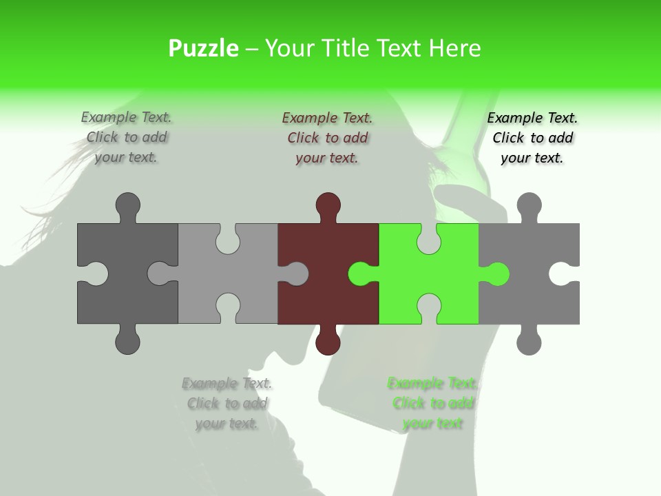 Refreshment Bottle Face PowerPoint Template