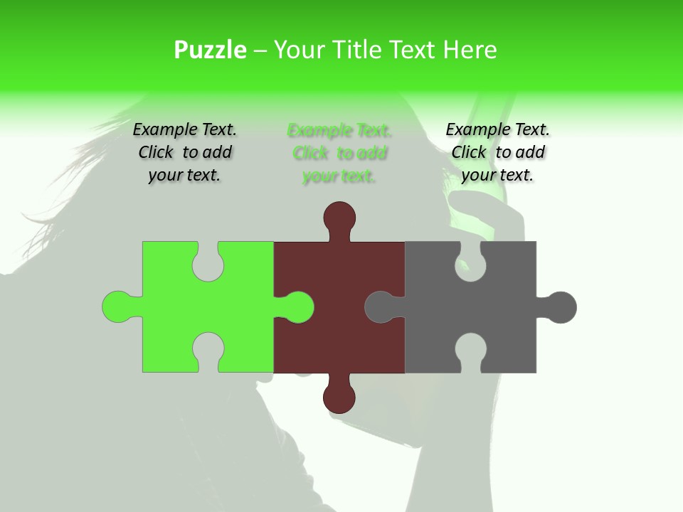 Refreshment Bottle Face PowerPoint Template