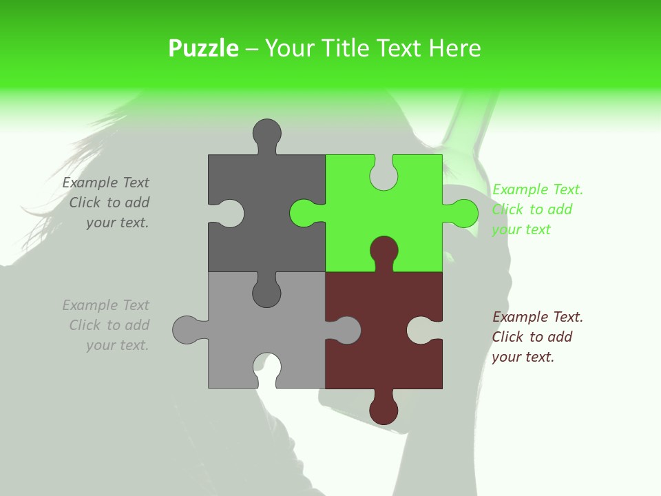 Refreshment Bottle Face PowerPoint Template