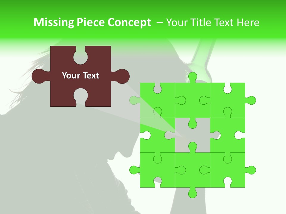 Refreshment Bottle Face PowerPoint Template