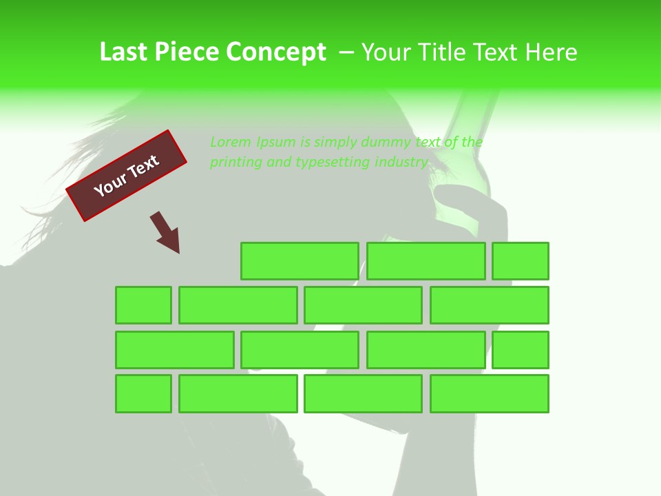 Refreshment Bottle Face PowerPoint Template