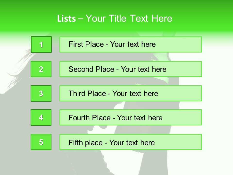 Refreshment Bottle Face PowerPoint Template