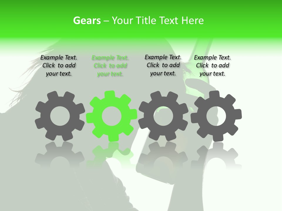 Refreshment Bottle Face PowerPoint Template