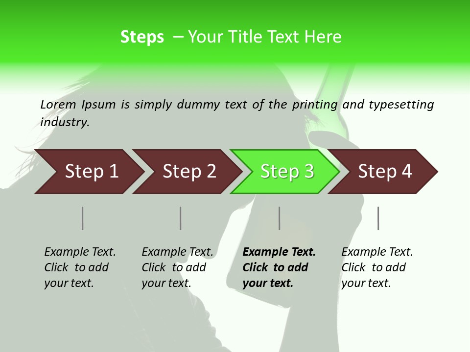 Refreshment Bottle Face PowerPoint Template