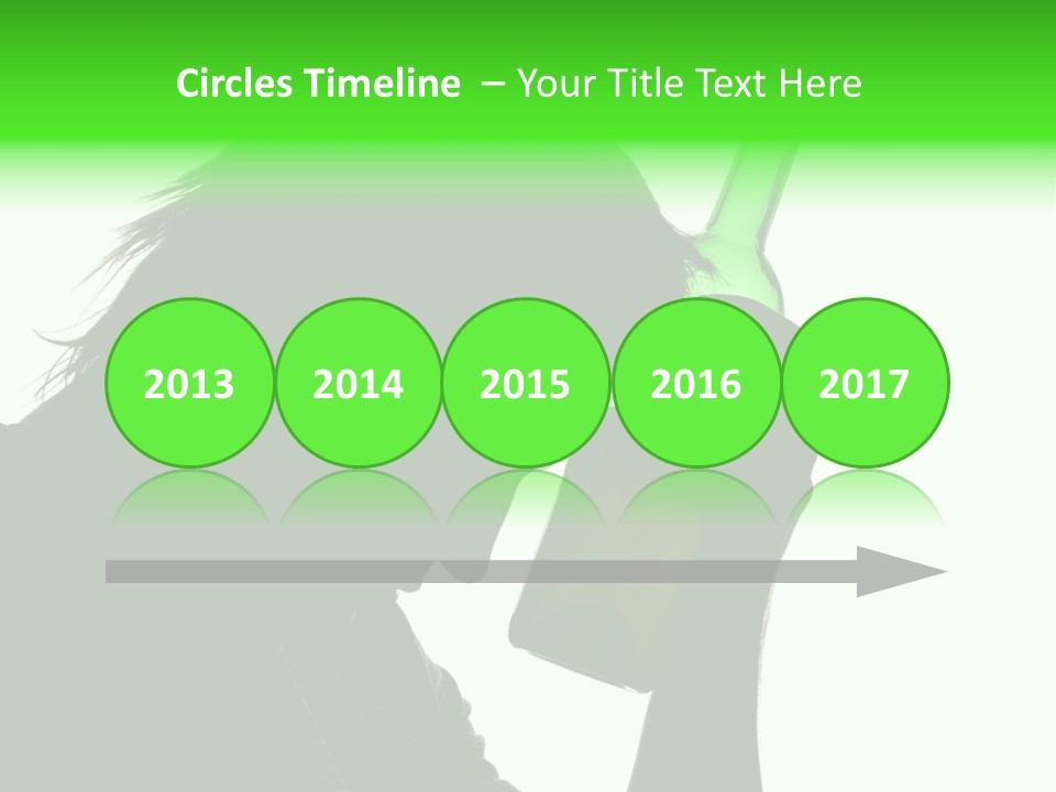 Refreshment Bottle Face PowerPoint Template