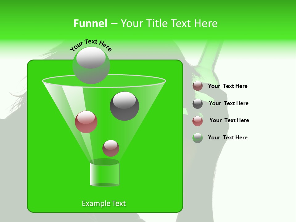 Refreshment Bottle Face PowerPoint Template