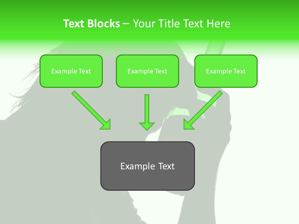 Refreshment Bottle Face PowerPoint Template