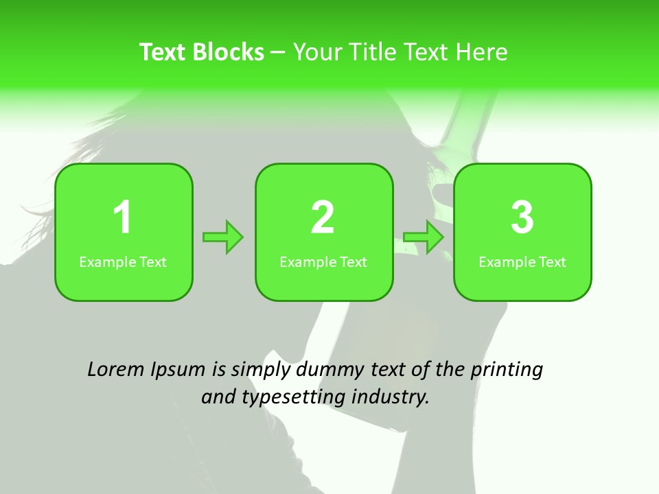 Refreshment Bottle Face PowerPoint Template