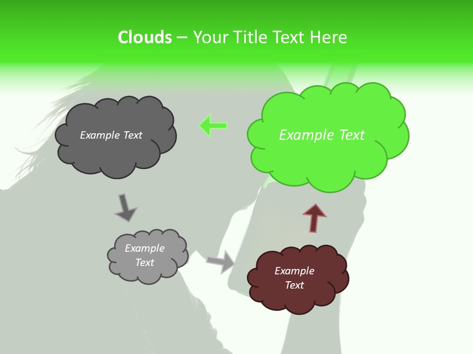 Refreshment Bottle Face PowerPoint Template