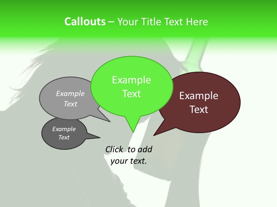Refreshment Bottle Face PowerPoint Template