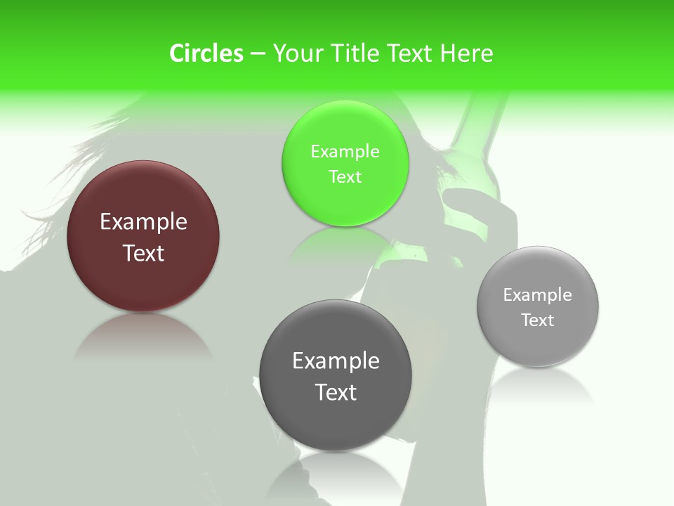 Refreshment Bottle Face PowerPoint Template