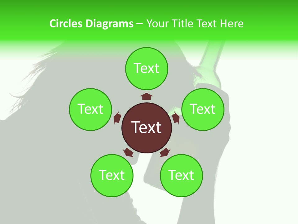 Refreshment Bottle Face PowerPoint Template