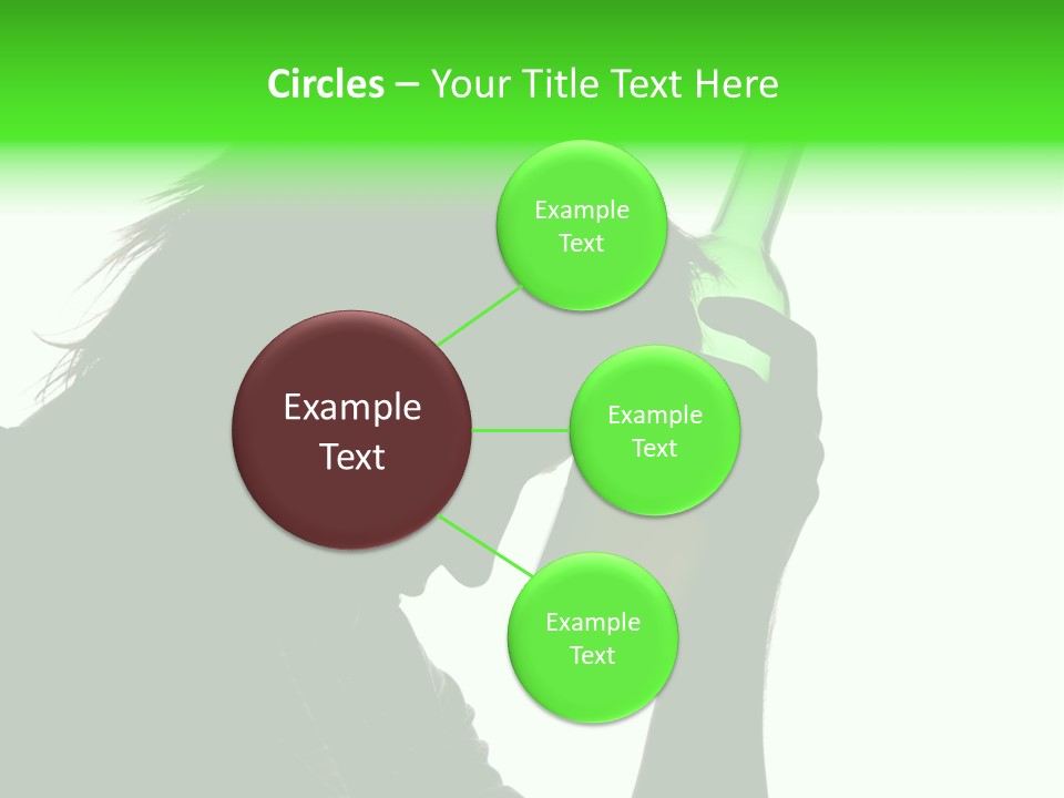 Refreshment Bottle Face PowerPoint Template