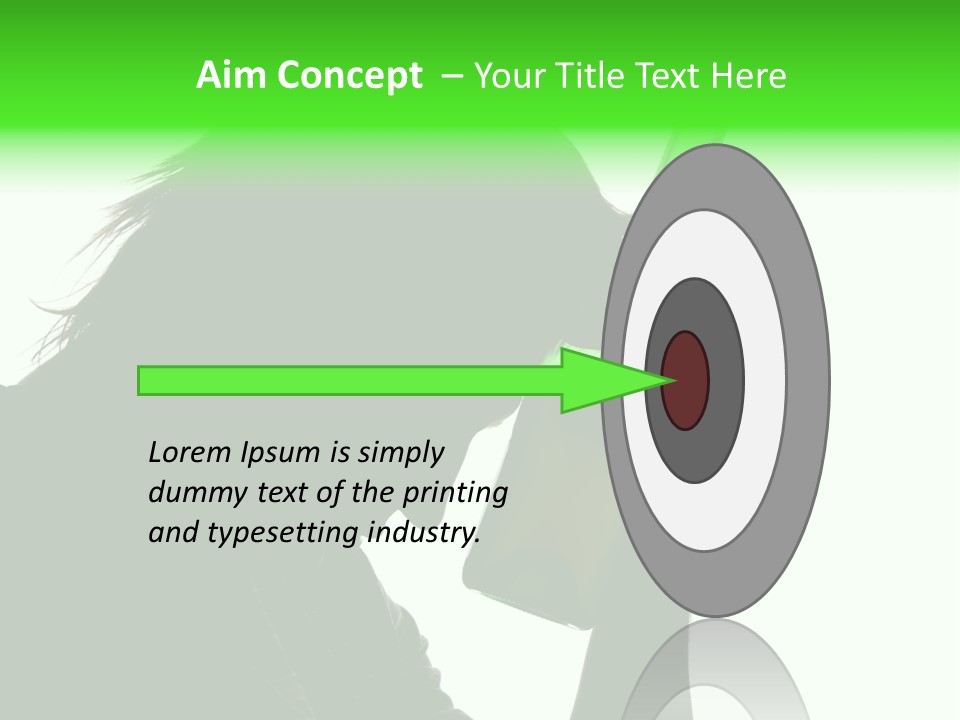 Refreshment Bottle Face PowerPoint Template