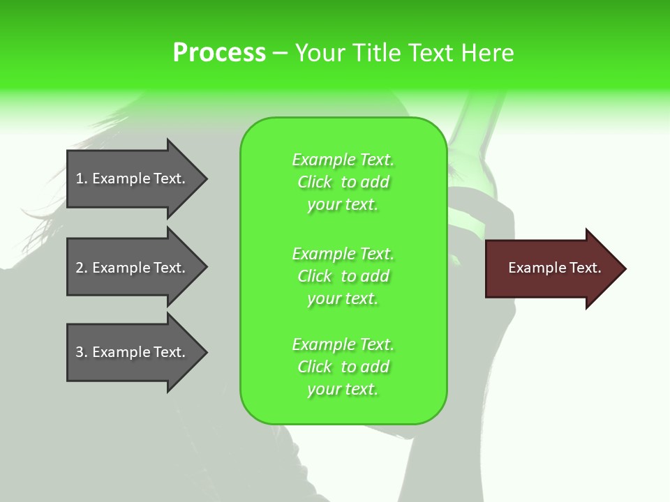 Refreshment Bottle Face PowerPoint Template