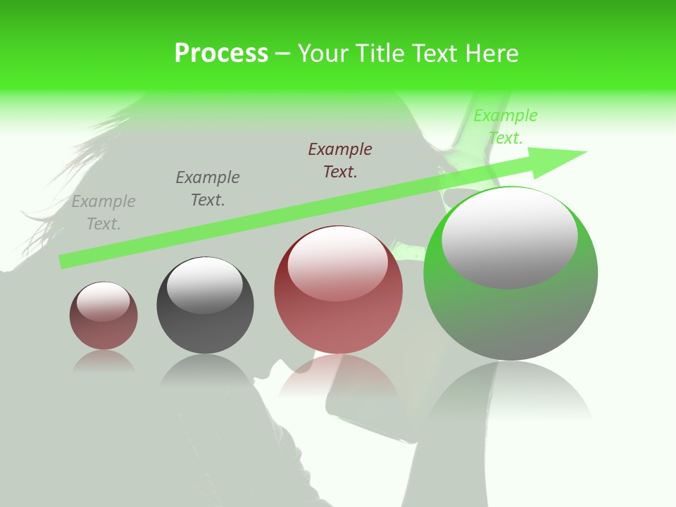 Refreshment Bottle Face PowerPoint Template