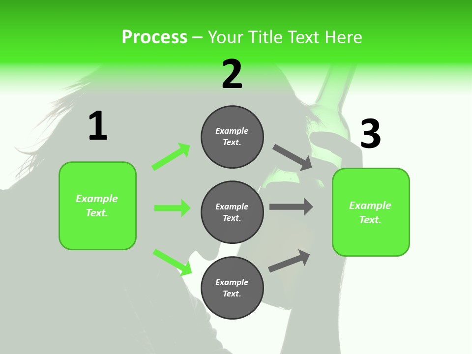 Refreshment Bottle Face PowerPoint Template