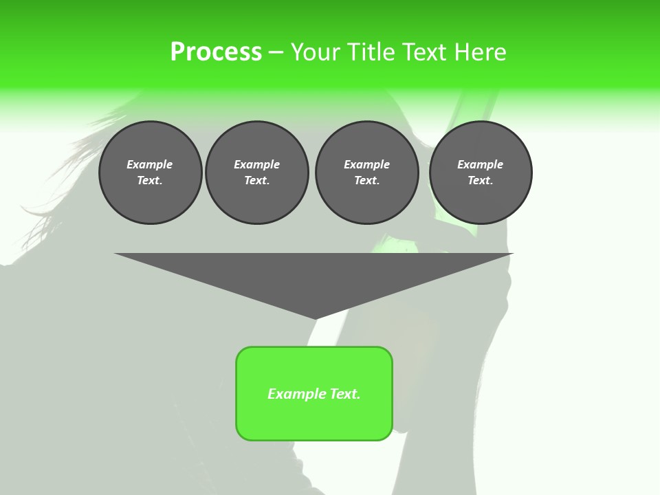 Refreshment Bottle Face PowerPoint Template