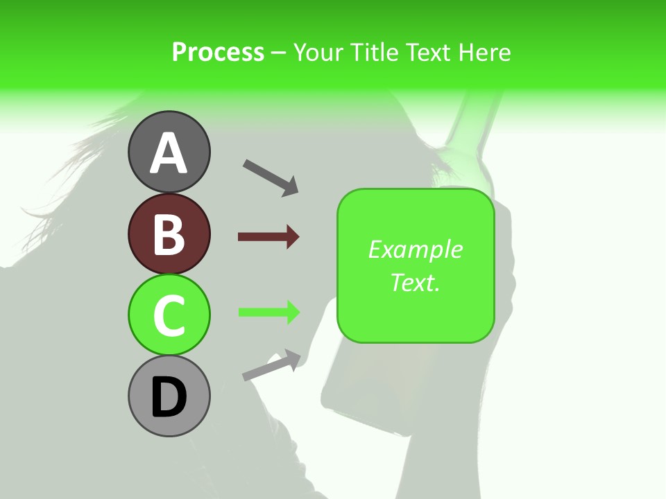 Refreshment Bottle Face PowerPoint Template