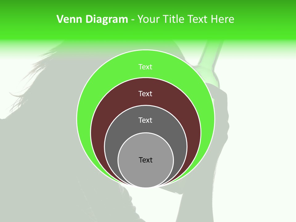 Refreshment Bottle Face PowerPoint Template