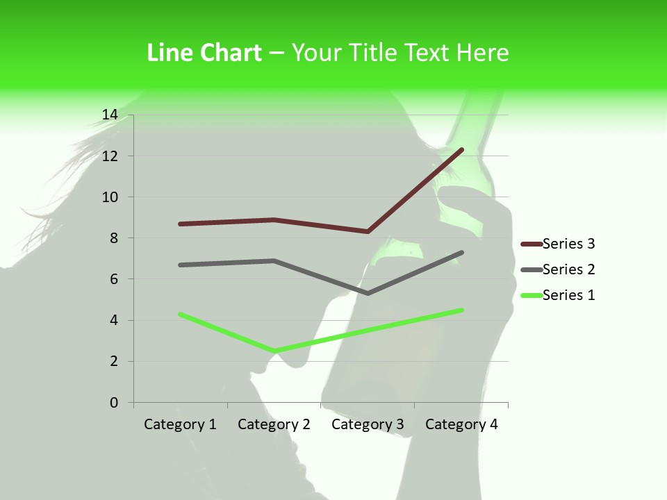 Refreshment Bottle Face PowerPoint Template