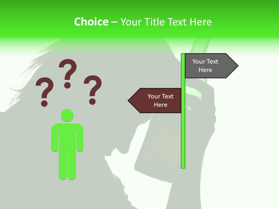 Refreshment Bottle Face PowerPoint Template