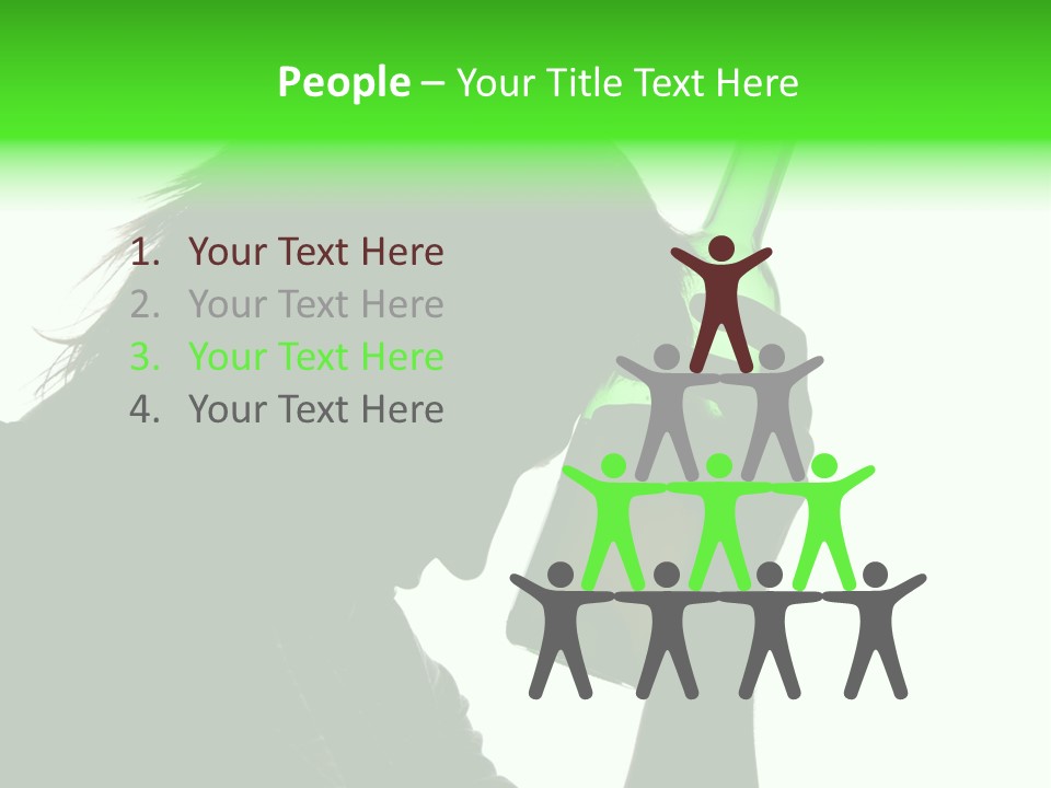 Refreshment Bottle Face PowerPoint Template