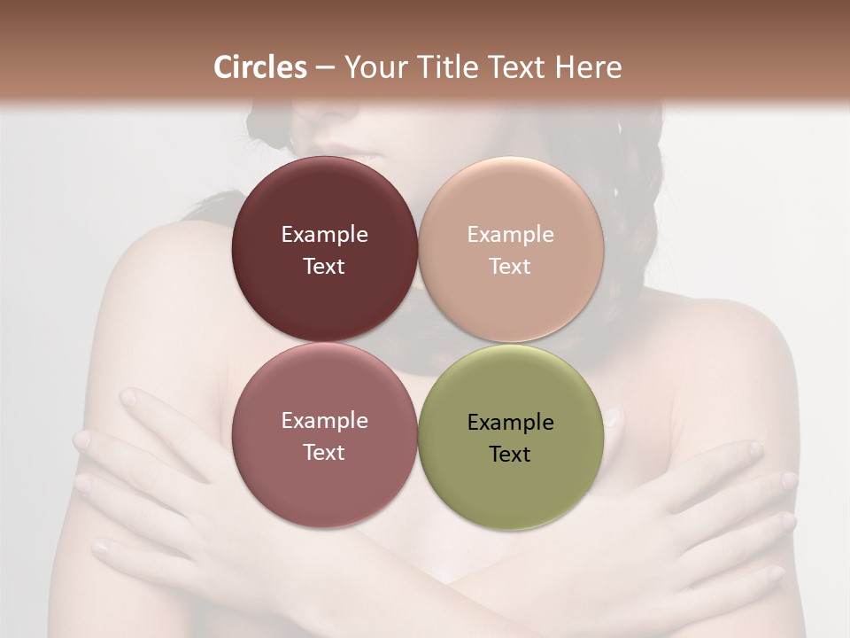 Fashion European Model PowerPoint Template