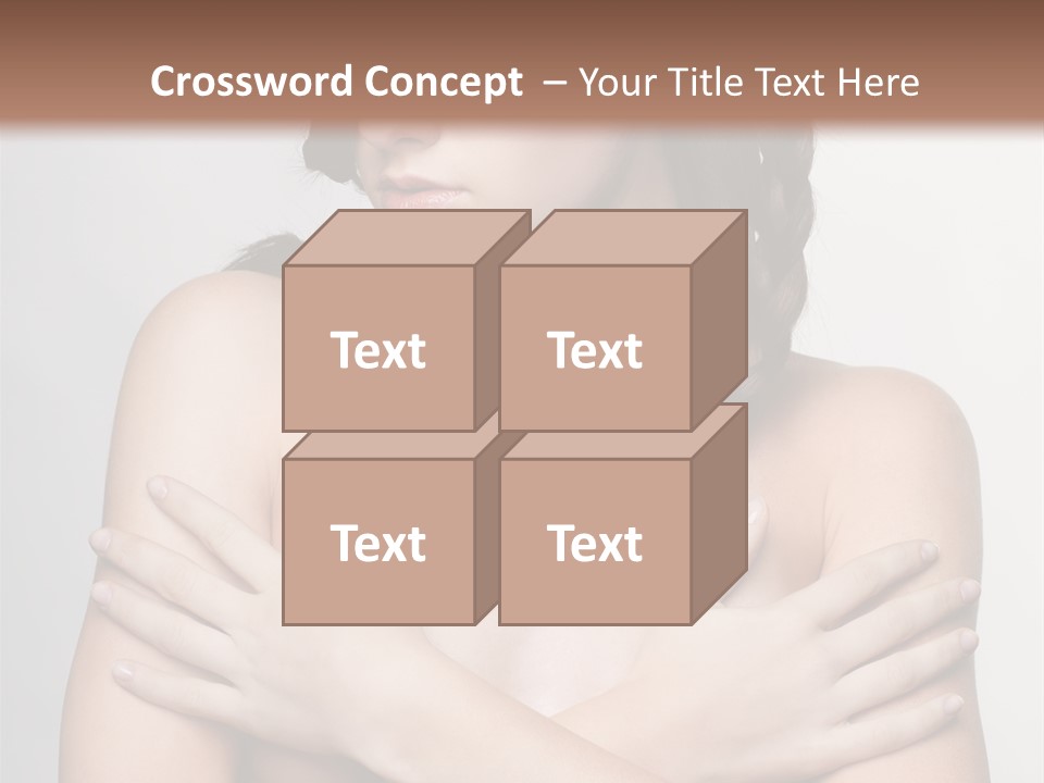 Fashion European Model PowerPoint Template