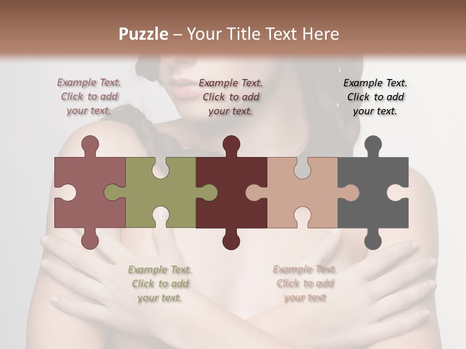 Fashion European Model PowerPoint Template