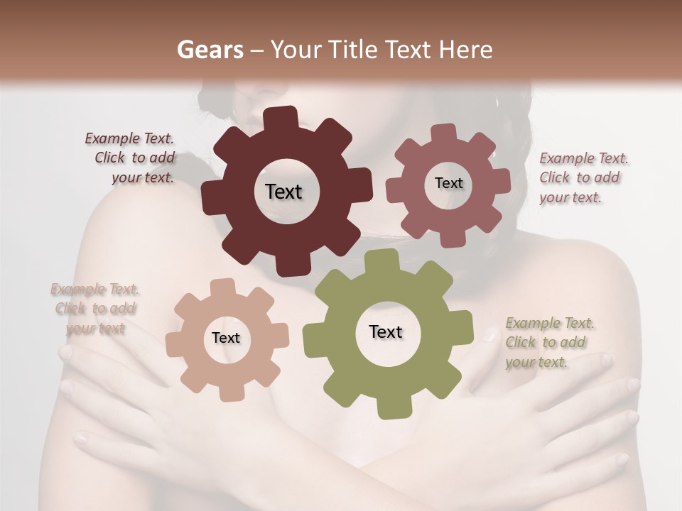 Fashion European Model PowerPoint Template