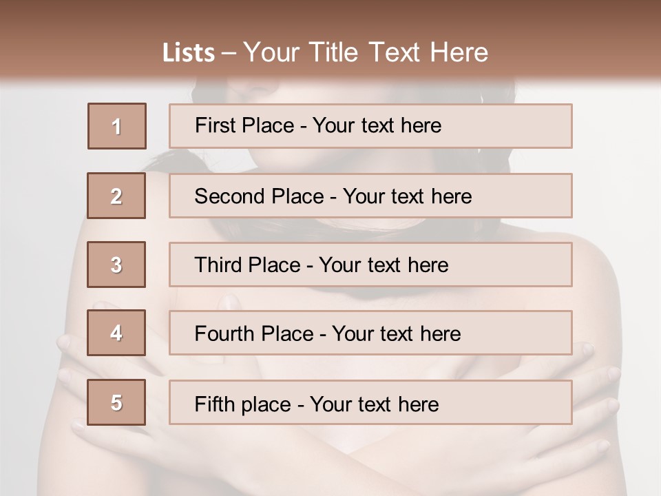 Fashion European Model PowerPoint Template